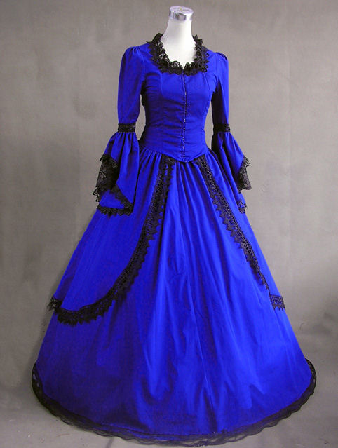 Ladies Victorian Masked Ball Costume Size 16 - 18 Image